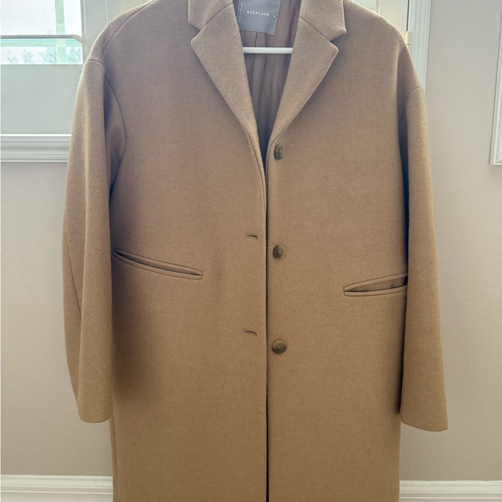Everlane Xxs Wool Cocoon Coat View 6